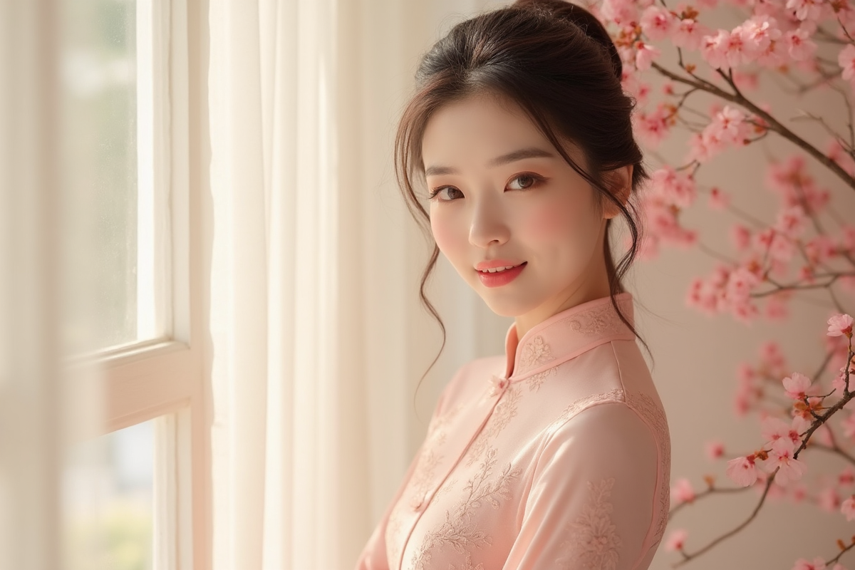 惊艳时光旗袍美女