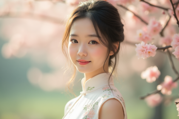 墨染东方：当旗袍遇上清新性感